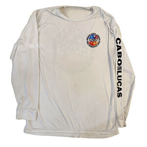 Cabo San Lucas Shirt Mens Large Long Sleeve Beach Baja California Mexico UV